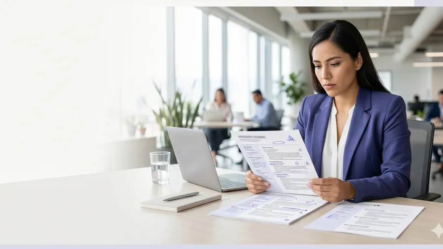 7 errores que debilitan tu CV antes de la primera entrevista