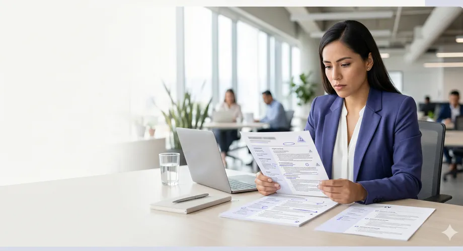 Errores comunes que hacen que un CV pierda fuerza desde el primer filtro y como corregirlos con un enfoque mas claro y profesional.